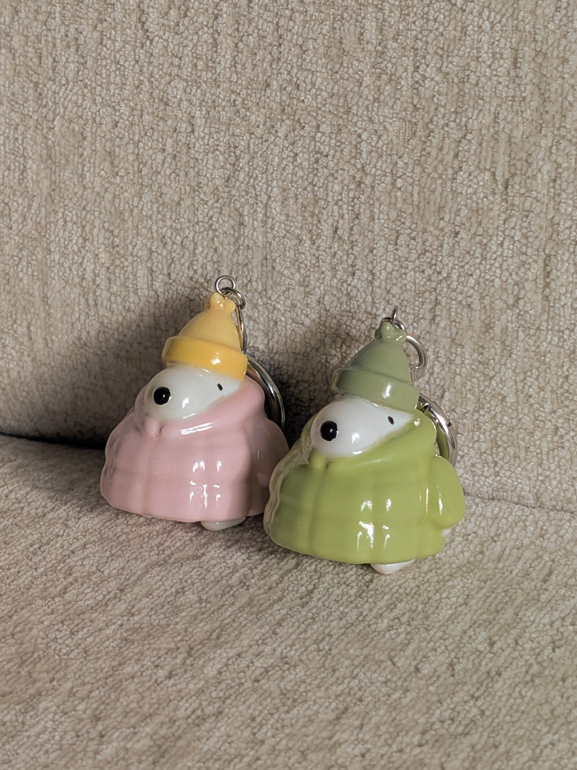 Puffer Pups Keychain & Desk Friend