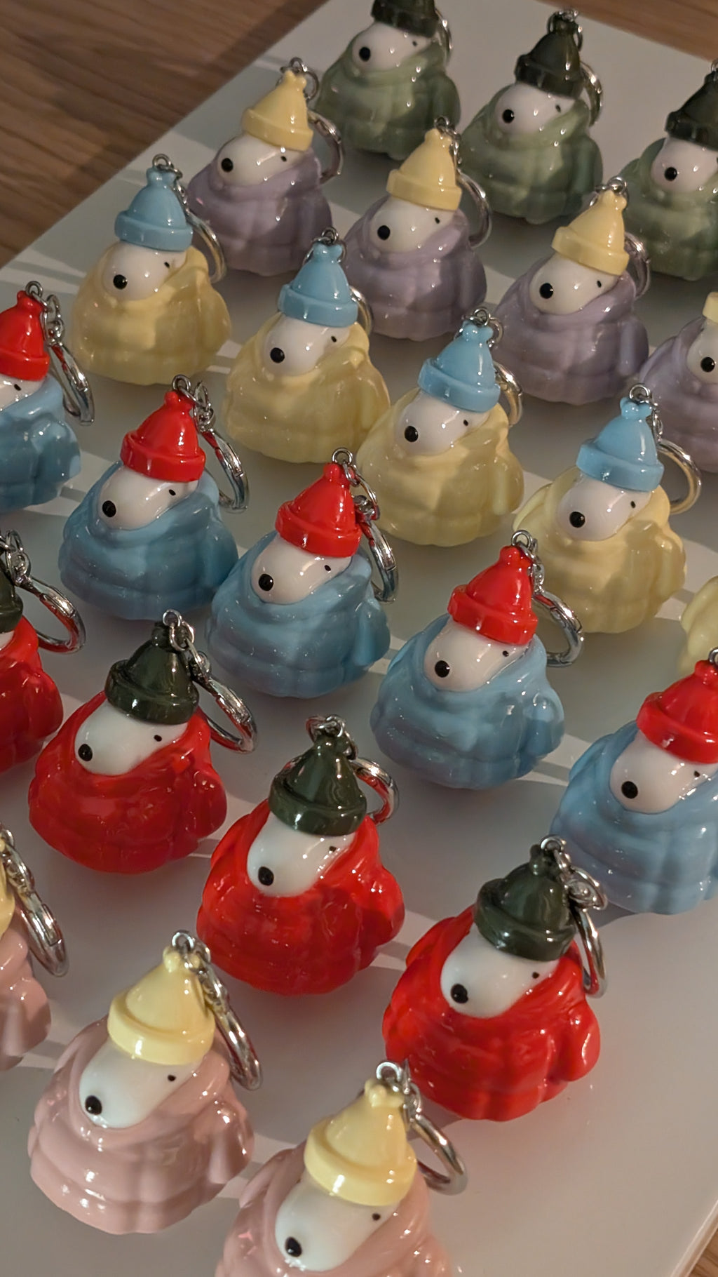 Puffer Pups Keychain & Desk Friend