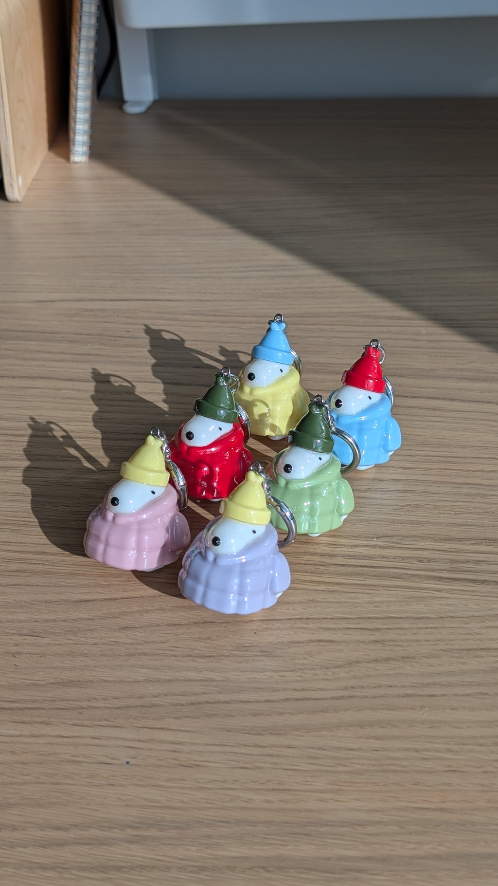 Puffer Pups Keychain & Desk Friend