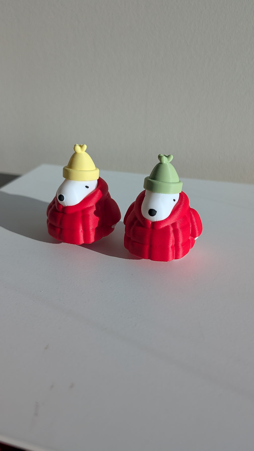 Puffer Pups Keychain & Desk Friend