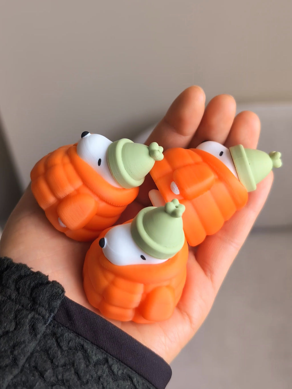 Puffer Pups Keychain & Desk Friend