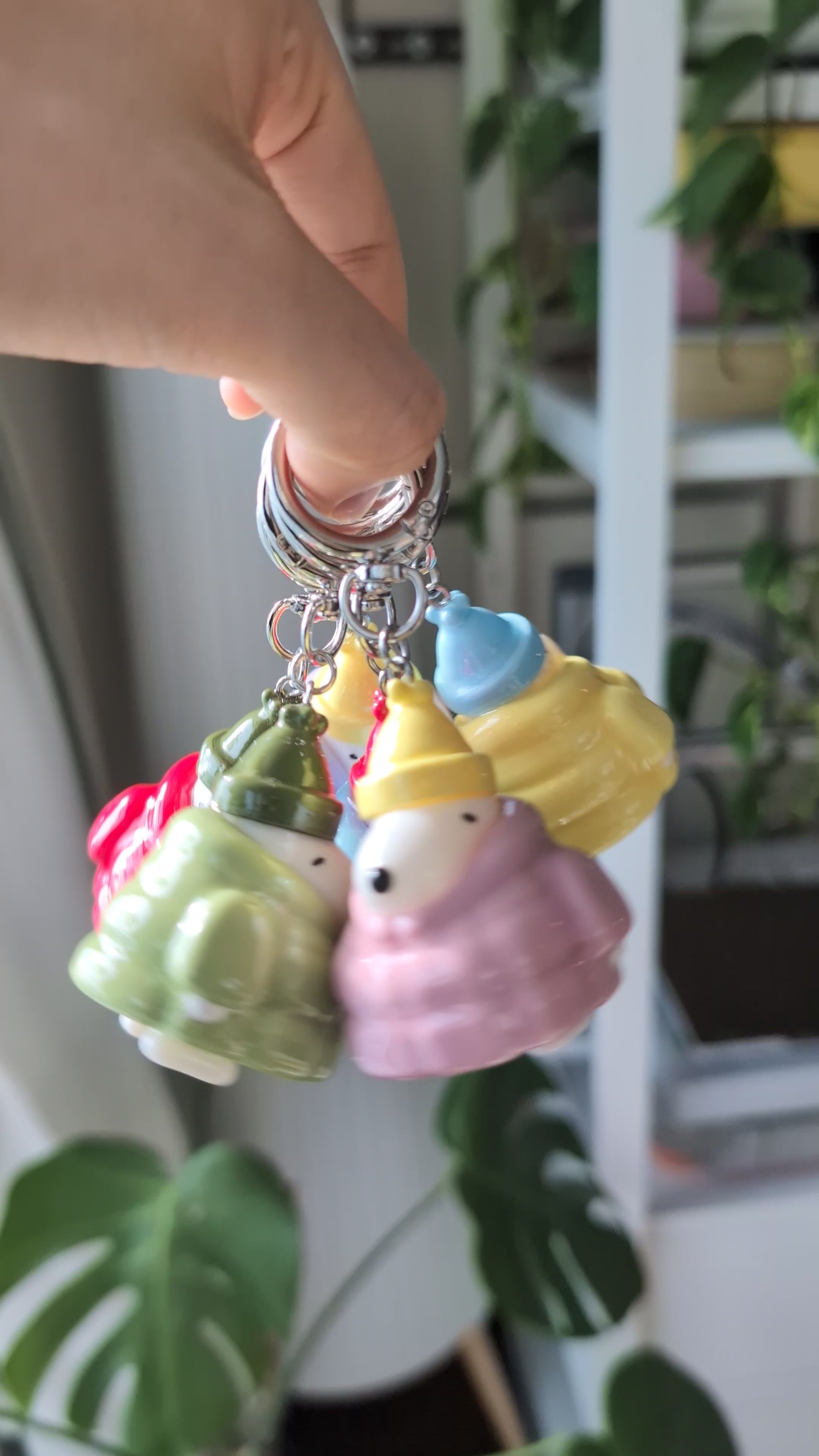 Puffer Pups Keychain & Desk Friend